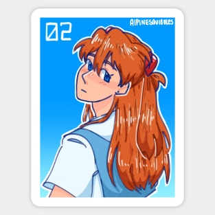 Asuka Langley Soryu Sticker